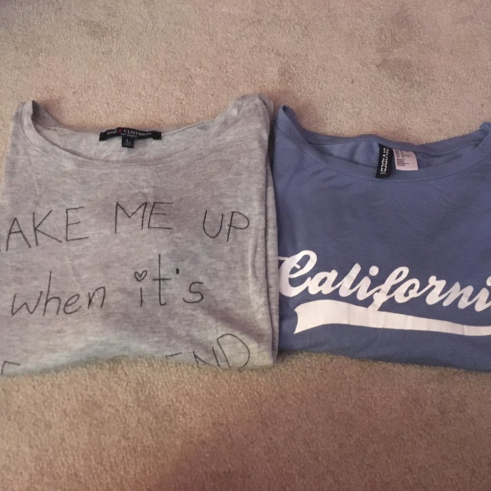 Casual Graphic Tees 5/$25!